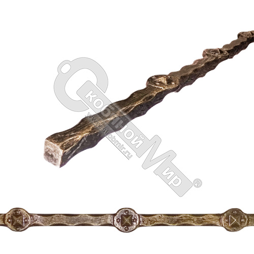 Квадрат кованый 2000х125х14 мм 1414-01 Италия*** Квадрат кованый 2000х125х14 мм 1414-01 Италия***