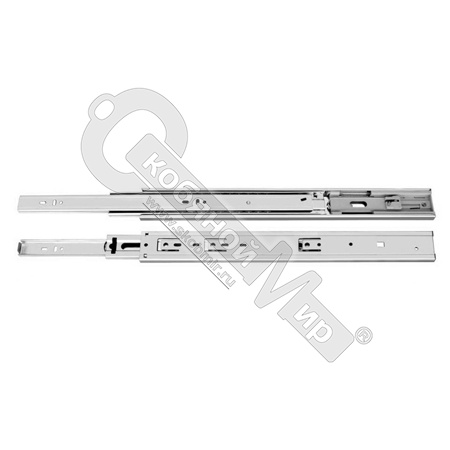 Направляющие шариковые 400х45 мм, усиленные с доводчиком LS, 11812 Направляющие шариковые 400х45 мм, усиленные с доводчиком LS, 11812