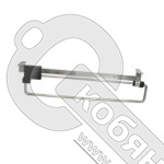 Вешалка выдвижная 500 мм никель, 174-006 фото 3 Вешалка выдвижная 500 мм никель, 174-006 фото 3