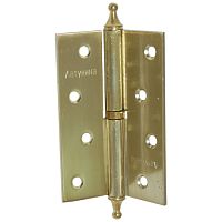 Петля п.сталь с фигур.шишк. 100х70х2,5 SB (1ВВ) матов.латунь Петля п.сталь с фигур.шишк. 100х70х2,5 SB (1ВВ) матов.латунь