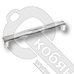 Ручка-скоба 192 мм BRASS модерн, глянцевый хром , 253192МР02*** фото 2 Ручка-скоба 192 мм BRASS модерн, глянцевый хром , 253192МР02*** фото 2