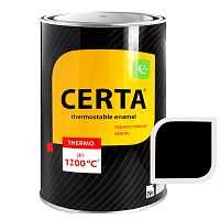 Эмаль "CERTA" термостойкая антикоррозионная черный матовый до 1200°С (0,8кг) CPR00036 Эмаль "CERTA" термостойкая антикоррозионная черный матовый до 1200°С (0,8кг) CPR00036