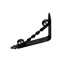 Кронштейн фигурный 300х225 мм мод. 2, черный Кронштейн фигурный 300х225 мм мод. 2, черный