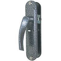 Ручка на планке РДП-2-023-42С-АС-Л-антик сереб,лев./15/ Ручка на планке РДП-2-023-42С-АС-Л-антик сереб,лев./15/