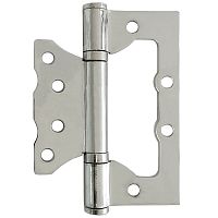 Петля накладная без врезки 100х75х2,5-В2, СР хром (сталь) Латунина Петля накладная без врезки 100х75х2,5-В2, СР хром (сталь) Латунина