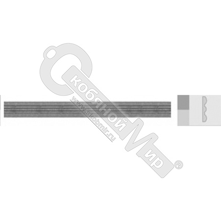 Полоса обжимная двухполосная 1250х15х1,5 мм 3747 Полоса обжимная двухполосная 1250х15х1,5 мм 3747