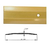 Порог АЛ-125-С 1,35м золотой металлик , Стык алюминевый , 40 мм Порог АЛ-125-С 1,35м золотой металлик , Стык алюминевый , 40 мм