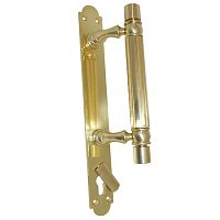 Ручка парадная РД-4С, латунь ,правая со скошен.стойками (шторка) Ручка парадная РД-4С, латунь ,правая со скошен.стойками (шторка)