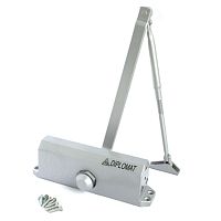 Доводчик DIPLOMAT 603А EN3, с рычажной тягой (АРКТИКА до-40), цвет-серебро Доводчик DIPLOMAT 603А EN3, с рычажной тягой (АРКТИКА до-40), цвет-серебро