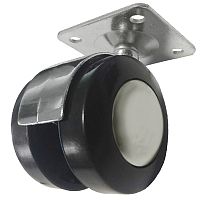 Опора колесная d=40 мм на площадке, 19.01.028, 109601 Опора колесная d=40 мм на площадке, 19.01.028, 109601