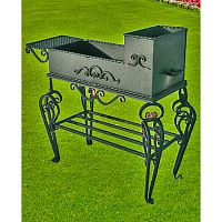 Мангал "Большой с дровницей" (разборный) Мангал "Большой с дровницей" (разборный)