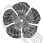 Цветок штампованный 87х85х2 мм 19-2080 фото 2 Цветок штампованный 87х85х2 мм 19-2080 фото 2