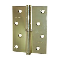 Петля лев. 100*75*2,5 латун. (кольцо) Латунина Петля лев. 100*75*2,5 латун. (кольцо) Латунина