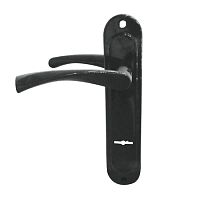 Ручка на планке РДП-2-023-85С ЧЕРНЫЙ.сувальд./15/ Ручка на планке РДП-2-023-85С ЧЕРНЫЙ.сувальд./15/