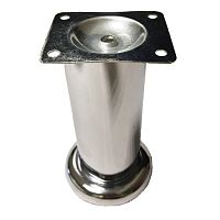 Ножка мебельная 45х120 мм, хром,  109197 Ножка мебельная 45х120 мм, хром,  109197