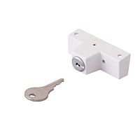 Замок безопасности детский с ключом белый Замок безопасности детский с ключом белый