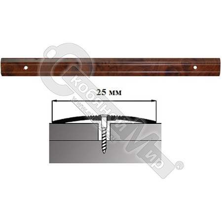 Порог АЛ-163-С  0,9м    КАПО, Стык алюминевый узкий, 25 мм Порог АЛ-163-С  0,9м    КАПО, Стык алюминевый узкий, 25 мм