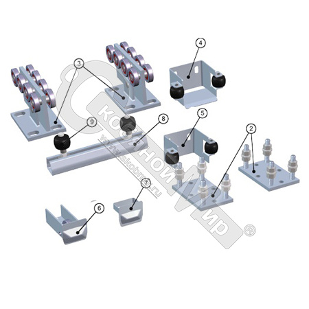 Комплект для откатных ворот МИКРО РОЛТЭК (до 350 кг) Комплект для откатных ворот МИКРО РОЛТЭК (до 350 кг)