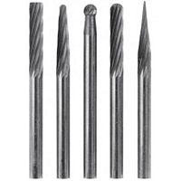 Набор шарошек твердосплавных, хвостовик 3 мм (5 шт.), 36601*** Набор шарошек твердосплавных, хвостовик 3 мм (5 шт.), 36601***