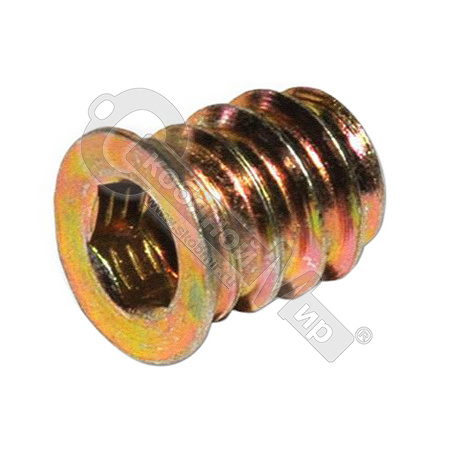 Футорка металлическая М6х10 мм оцинкованная BRASS*** Футорка металлическая М6х10 мм оцинкованная BRASS***