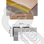 Порог АЛ-169-С 1,35м АКАЦИЯ , ,Угол алюминевый, 23X23 мм фото 2 Порог АЛ-169-С 1,35м АКАЦИЯ , ,Угол алюминевый, 23X23 мм фото 2