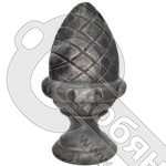 Наконечник кованый Шишка 210х400 мм d=160 мм, 18300*** фото 2 Наконечник кованый Шишка 210х400 мм d=160 мм, 18300*** фото 2