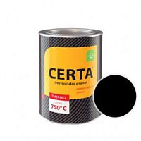 Эмаль "CERTA" термостойкая антикоррозионная до 800°С, черный матовый (0,8 кг) CPR00040 Эмаль "CERTA" термостойкая антикоррозионная до 800°С, черный матовый (0,8 кг) CPR00040