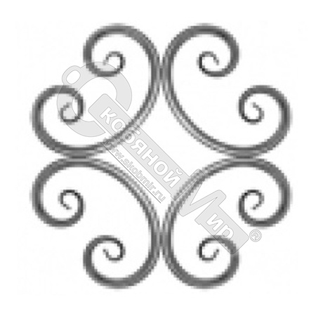 Узор "Ромашка" 425х425 мм труба 15 мм СП Узор "Ромашка" 425х425 мм труба 15 мм СП