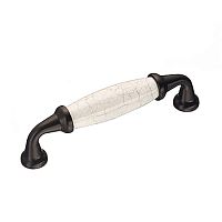 Ручка скоба керамика 96 мм черный BRASS, 2005-70-096-08 Ручка скоба керамика 96 мм черный BRASS, 2005-70-096-08