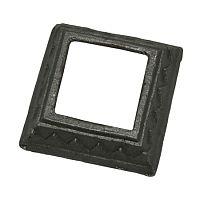 Основание балясины литое 65х65 мм d31 мм 4112 Кит*** Основание балясины литое 65х65 мм d31 мм 4112 Кит***