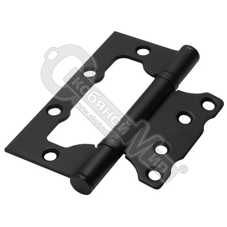 Петля универсальная Pallini PFH 100х75х2,5 мм, 2BB MatBlack, черный Петля универсальная Pallini PFH 100х75х2,5 мм, 2BB MatBlack, черный