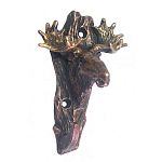 Крючок "Сохатый лось" патина бронза Крючок "Сохатый лось" патина бронза