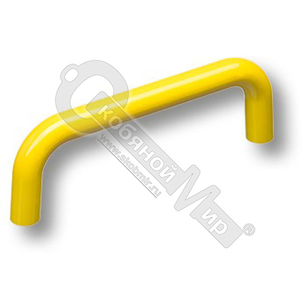 Ручка скоба детская 96мм желтый глянцевый, 627АМ Ручка скоба детская 96мм желтый глянцевый, 627АМ