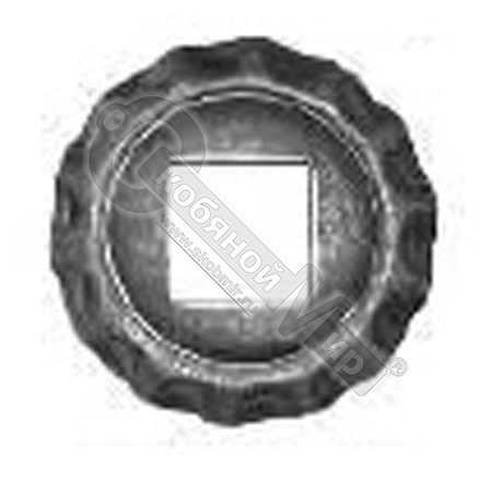 Основание балясины штампованное круглое 75х2 мм отверстие 24 мм 19456-24 Основание балясины штампованное круглое 75х2 мм отверстие 24 мм 19456-24