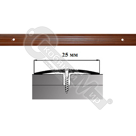 Порог АЛ-163-С 1,35м ЭФФЕКТ ДЕРЕВА светлый бархат, Стык алюминевый узкий, 25 мм Порог АЛ-163-С 1,35м ЭФФЕКТ ДЕРЕВА светлый бархат, Стык алюминевый узкий, 25 мм