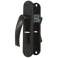 Ручка на планке РДП 2-023- 55С -АМ-антик медь,сувальд. /15/ Ручка на планке РДП 2-023- 55С -АМ-антик медь,сувальд. /15/