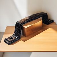 Ручка-скоба оконная РС-80-С антик серебро (50) Ручка-скоба оконная РС-80-С антик серебро (50)