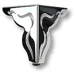 Опора мебельная BRASS резная, глянцевый хром, КАХ-4620-0120-А01*** Опора мебельная BRASS резная, глянцевый хром, КАХ-4620-0120-А01***