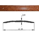 Порог АЛ-125-С СОСНА 1,5м, Стык алюминевый, 40 мм Порог АЛ-125-С СОСНА 1,5м, Стык алюминевый, 40 мм