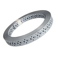 Лента монтажная перфорированная Прямая LP 20х0,55 мм (10 м) /1/ Лента монтажная перфорированная Прямая LP 20х0,55 мм (10 м) /1/