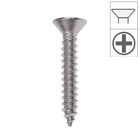 Саморез нержавеющий универсальный DIN7982 А2 2,9х16 потай, отвертка-крест /100/ Саморез нержавеющий универсальный DIN7982 А2 2,9х16 потай, отвертка-крест /100/