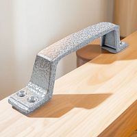 Ручка-скоба дверная РС-100-С антик белое серебро (50/200) Ручка-скоба дверная РС-100-С антик белое серебро (50/200)