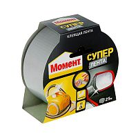 Армированная клейкая лента "Супер Лента Момент" 25 м, серебро, 1760300*** Армированная клейкая лента "Супер Лента Момент" 25 м, серебро, 1760300***