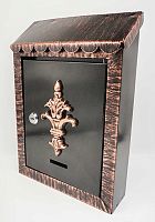 Ящик почтовый "Балтика малый Тюльпан" медная патина 14613 АГРОСНАБ Ящик почтовый "Балтика малый Тюльпан" медная патина 14613 АГРОСНАБ