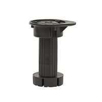 Опора кухонная регулируемая H 140-170, пластмасса, черный /4/50/, 125708 Опора кухонная регулируемая H 140-170, пластмасса, черный /4/50/, 125708