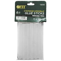 Стержни клеевые для термопистолета, 11х100 мм (уп. 6 шт.), 357126 Стержни клеевые для термопистолета, 11х100 мм (уп. 6 шт.), 357126