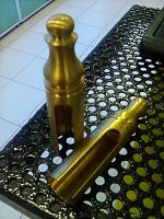 Накладка латунная на цилиндр,диаметр 52мм Накладка латунная на цилиндр,диаметр 52мм