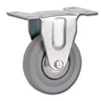 Колесо промышленное неповоротное 50х17 мм на платформе, серая резина, нагрузка 50 кг, FCg 25m Колесо промышленное неповоротное 50х17 мм на платформе, серая резина, нагрузка 50 кг, FCg 25m