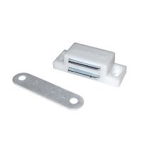 Защелка мебельная магнитная 42 мм, белый, 9496 /5/ Защелка мебельная магнитная 42 мм, белый, 9496 /5/