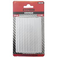 Стержни клеевые для термопистолета, 7,2х100 мм (уп. 20 шт.), ЕРМАК, 646-263 Стержни клеевые для термопистолета, 7,2х100 мм (уп. 20 шт.), ЕРМАК, 646-263